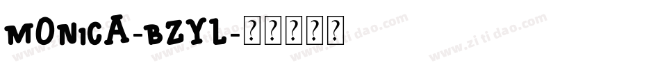 Monica-BZyl字体转换