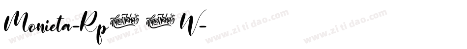 Monieta-Rp05W字体转换 Monieta-Rp05W字体转换