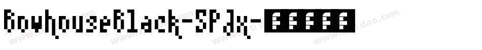 BowhouseBlack-5PJx字体转换