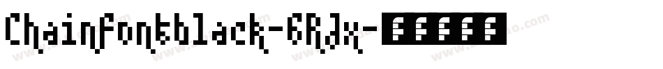 Chainfontblack-6RJx字体转换