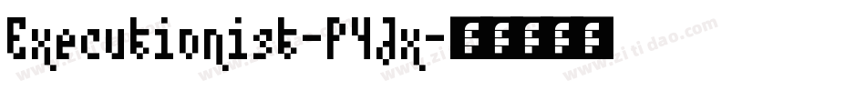 Executionist-P4Jx字体转换