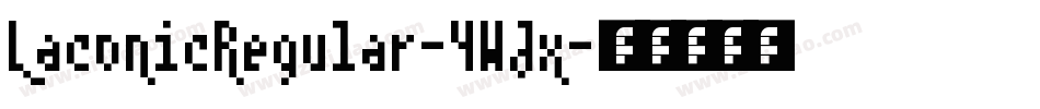 LaconicRegular-4WJx字体转换