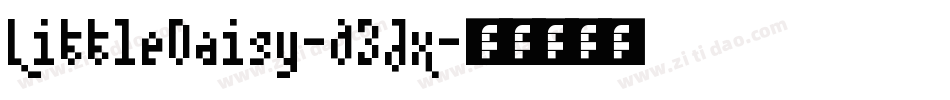 LittleDaisy-d3Jx字体转换