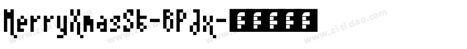 MerryXmasSt-BPJx字体转换