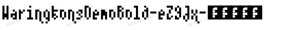 WaringtonsDemoBold-eZ9Jx字体转换