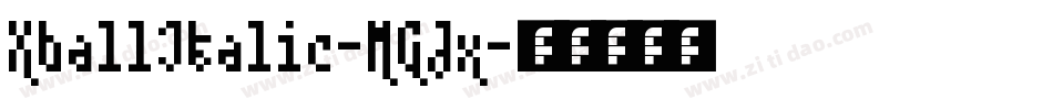 XballItalic-MGJx字体转换