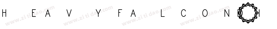 HeavyFalcon3DItalic-9D0n字体转换