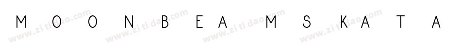 Moonbeamskatakana-KV5X字体转换 Moonbeamskatakana-KV5X字体转换