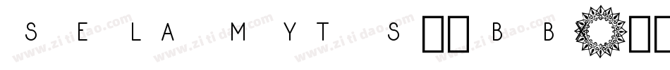 Selamyts-4BB5x字体转换 Selamyts-4BB5x字体转换