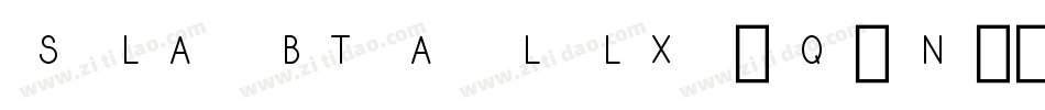 Slabtallx-q0n1字体转换 Slabtallx-q0n1字体转换