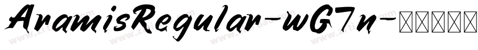 AramisRegular-wG7n字体转换
