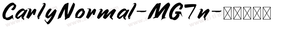 CarlyNormal-MG7n字体转换