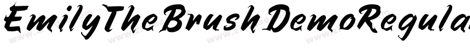 EmilyTheBrushDemoRegular-v7n9字体转换