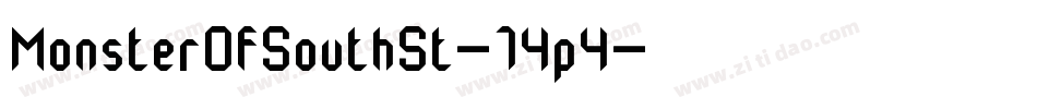 MonsterOfSouthSt-14p4字体转换