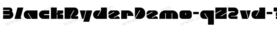 BlackRyderDemo-qZ2vd字体转换
