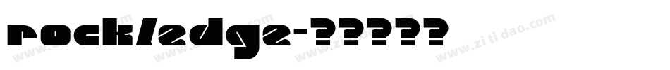 rockledge字体转换