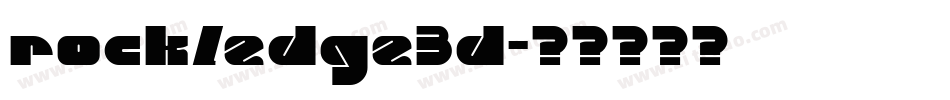 rockledge3d字体转换