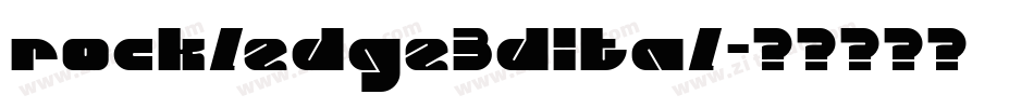 rockledge3dital字体转换