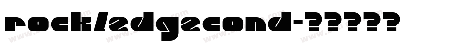 rockledgecond字体转换