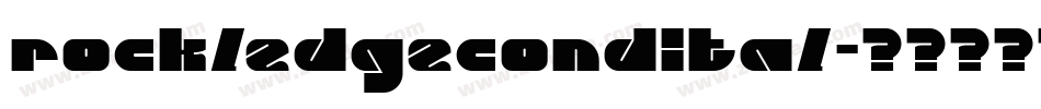 rockledgecondital字体转换