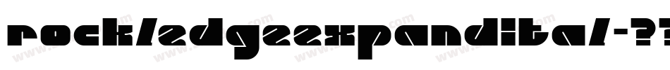 rockledgeexpandital字体转换