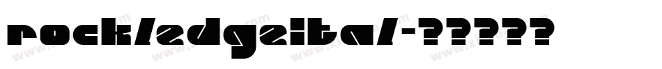 rockledgeital字体转换