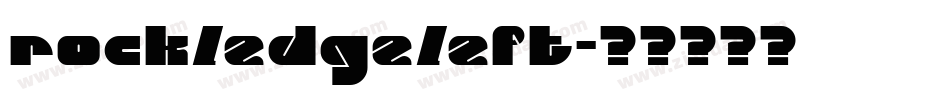 rockledgeleft字体转换