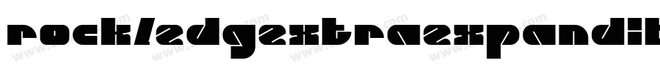 rockledgextraexpandital字体转换