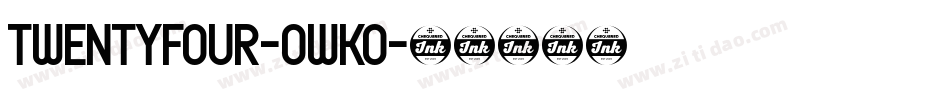 TwentyFour-OwKO字体转换