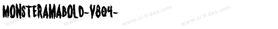 MonsteramaBold-v804字体转换