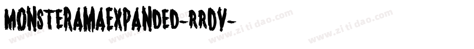 MonsteramaExpanded-RRDv字体转换
