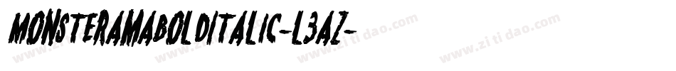 MonsteramaBoldItalic-l3aZ字体转换 MonsteramaBoldItalic-l3aZ字体转换