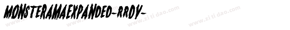 MonsteramaExpanded-RRDv字体转换