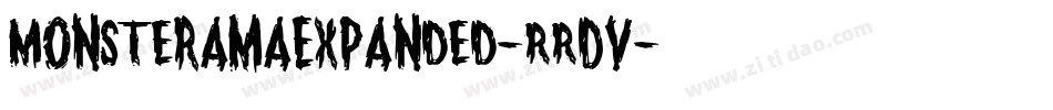 MonsteramaExpanded-RRDv字体转换
