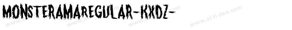 MonsteramaRegular-KxDZ字体转换