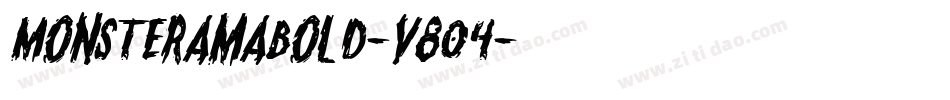 MonsteramaBold-v804字体转换