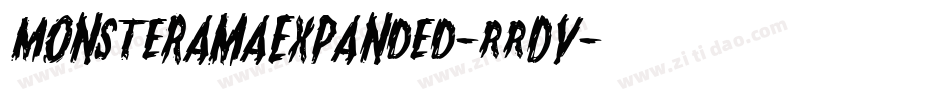 MonsteramaExpanded-RRDv字体转换