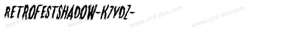 RetrofestShadow-K7VdZ字体转换