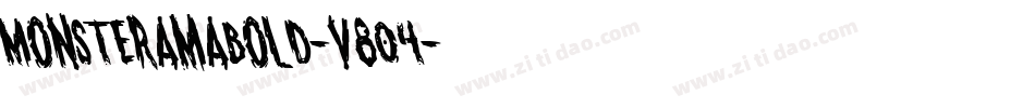 MonsteramaBold-v804字体转换