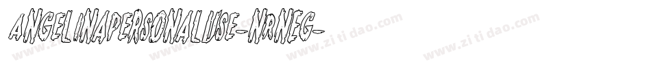 AngelinaPersonalUse-nRnEg字体转换