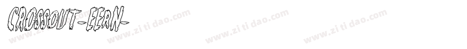 CrossOut-EERn字体转换