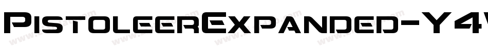 PistoleerExpanded-Y4Wq字体转换