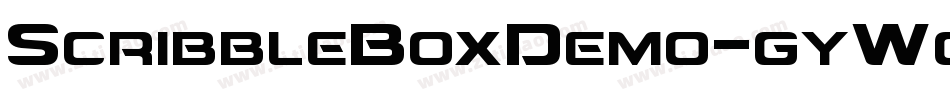 ScribbleBoxDemo-gyWq字体转换 ScribbleBoxDemo-gyWq字体转换