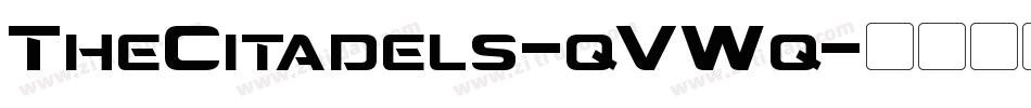 TheCitadels-qVWq字体转换