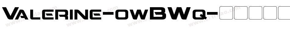 Valerine-owBWq字体转换