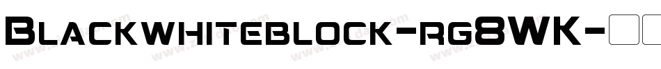 Blackwhiteblock-rg8WK字体转换
