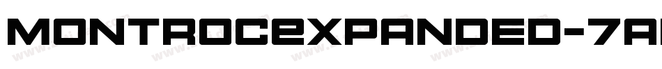 MontrocExpanded-7aBB字体转换