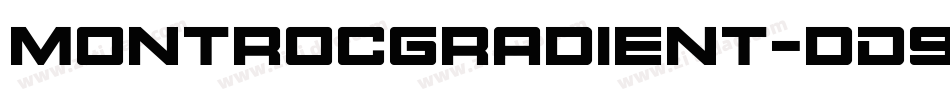 MontrocGradient-dD9x字体转换