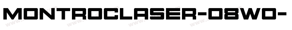 MontrocLaser-o8wo字体转换
