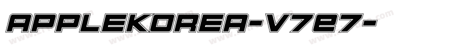 AppleKorea-v7E7字体转换